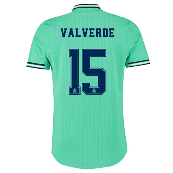 Maillot Football Real Madrid NO.15 Valverde Third 2019-20 Vert